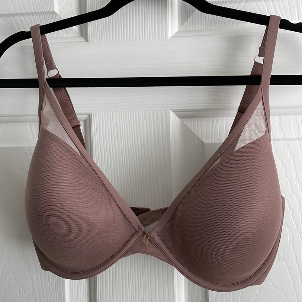 ThirdLove 24/7 classic plunge bra size 34F / 34DDD, like new, only worn once